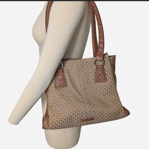 Nine And Co By‎ Nine West Tan and Brown Women's Handbag Medium
